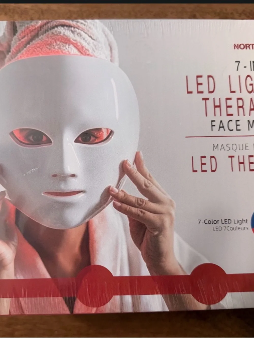 LED Light Therapy Face Mask - White